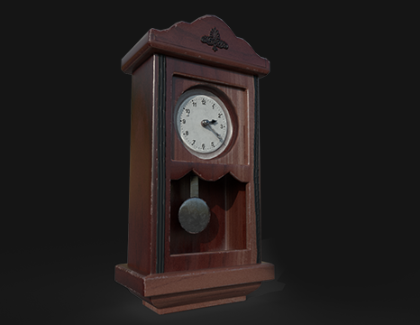 Vintage Clock 3D Model