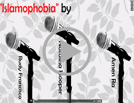 Islamophobia poem, kennetik typography